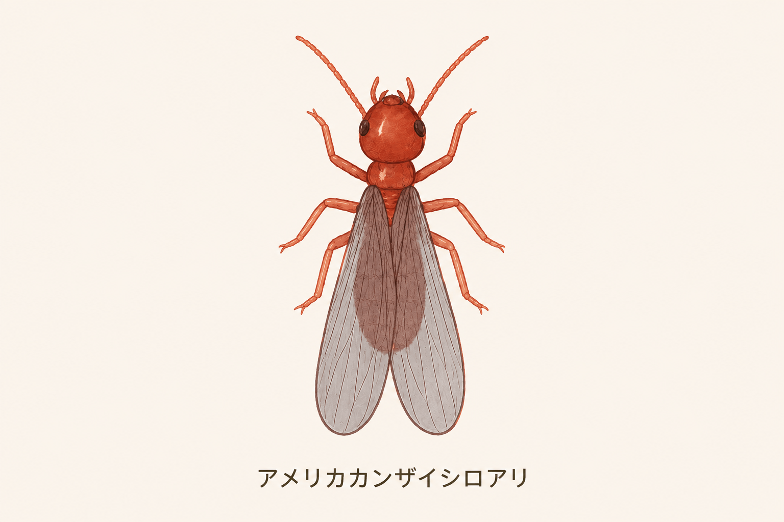 アメリカカンザイシロアリ